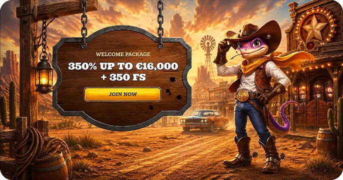Lizaro welcome package 350% up to €16.000 + 350 FS